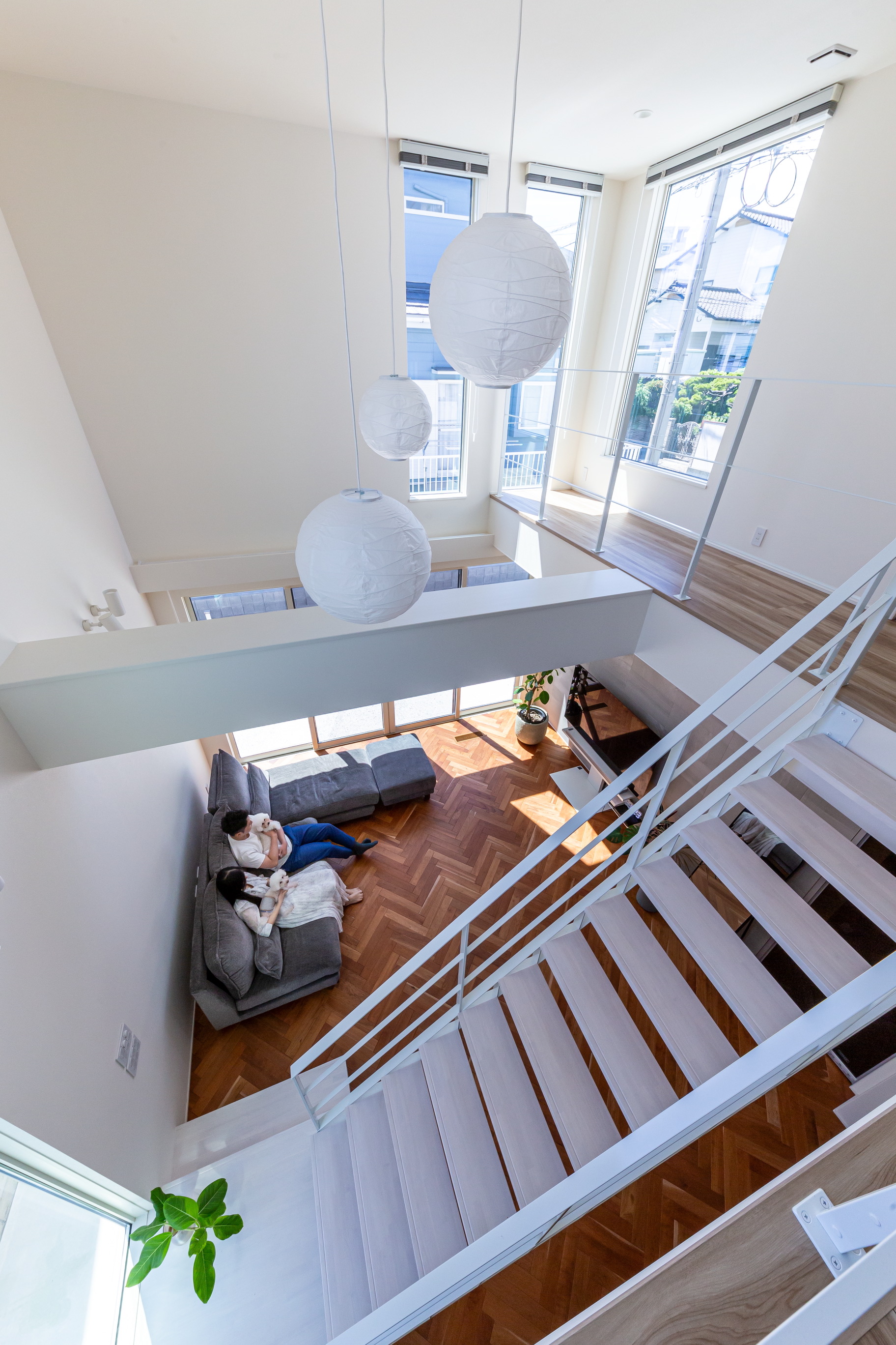 施工事例 No. 136 シースルー階段で光あふれる暮らし
