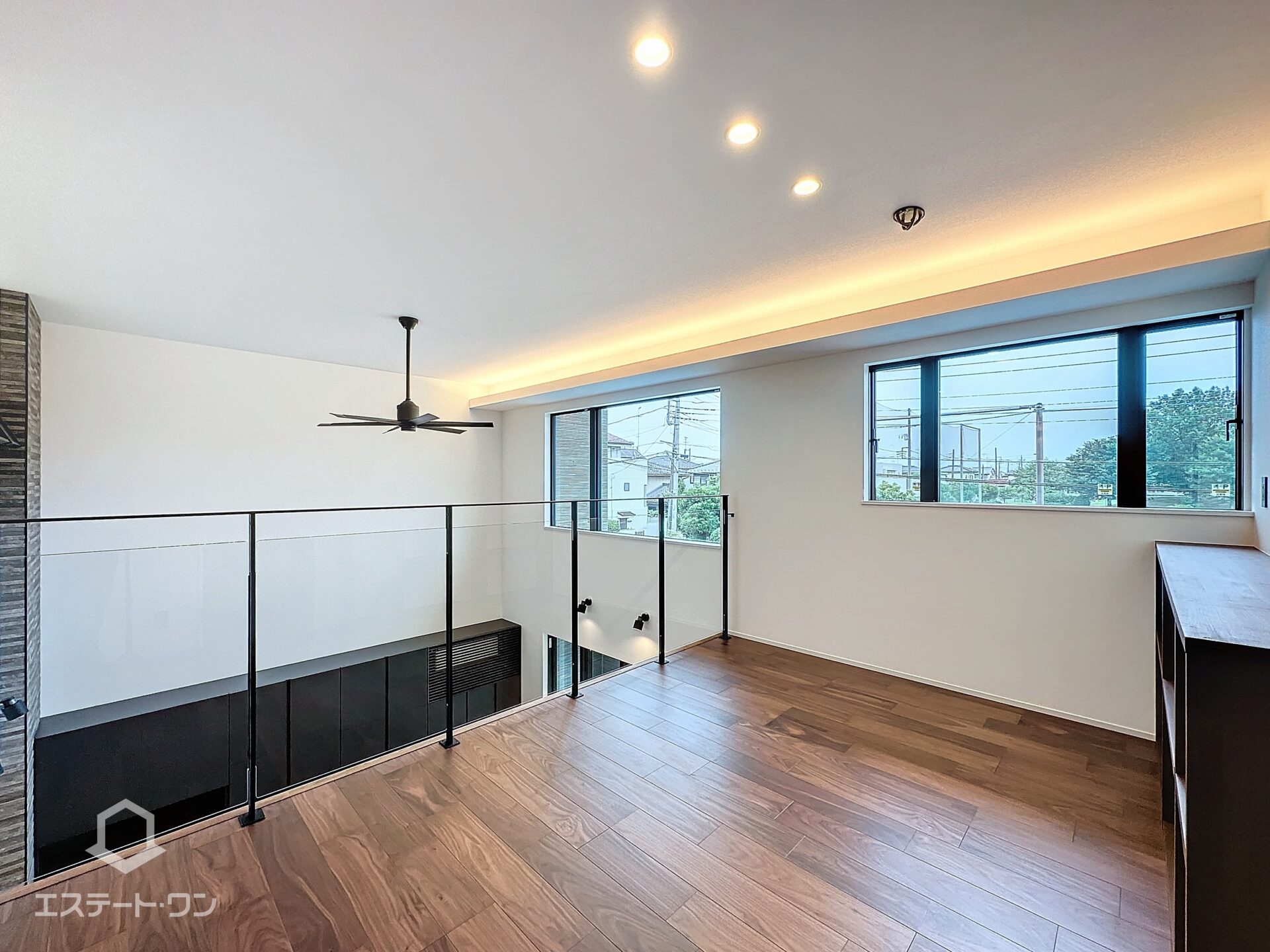 施工事例 No. 97 階段が、空間の風景になる。