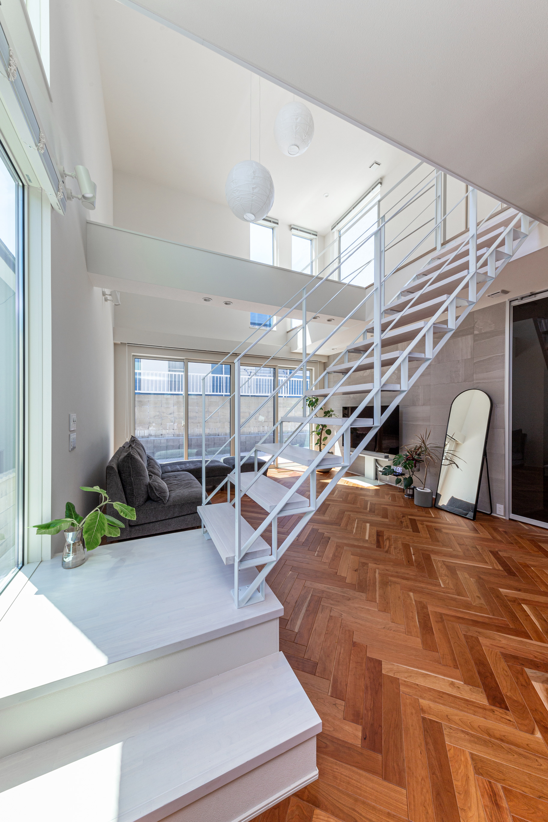 施工事例 No. 128 シースルー階段で光あふれる暮らし