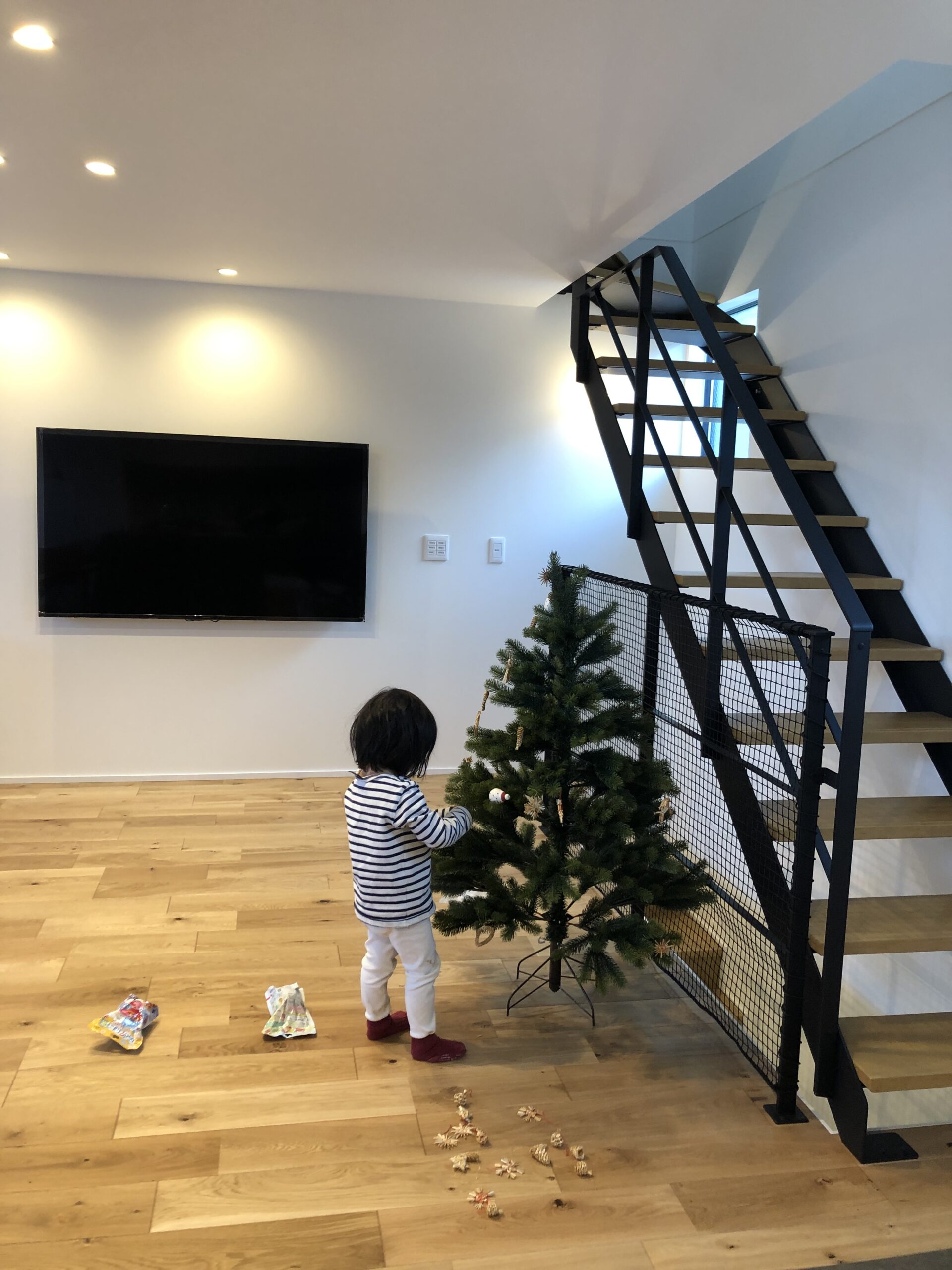 施工事例 No. 296 今日の「できたね」は、この階段のそばで生まれる