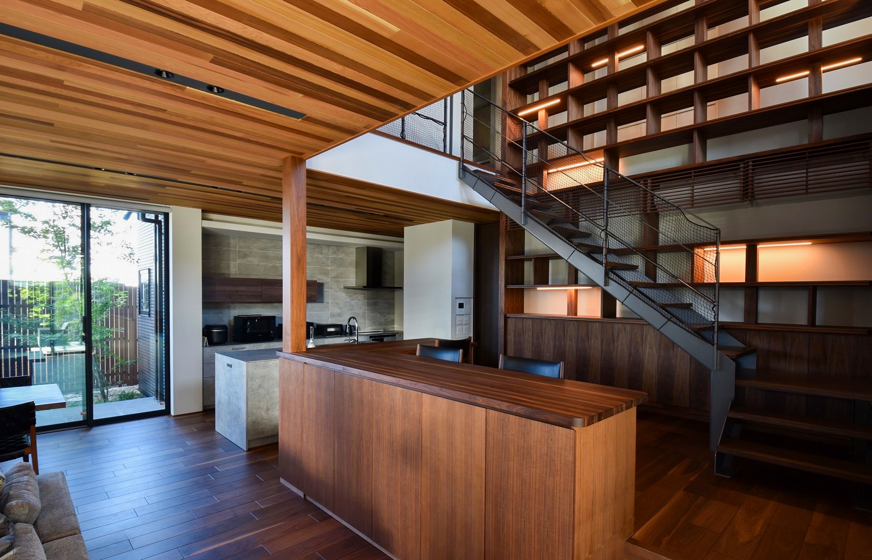 施工事例 No. 285 家族が集まるシースルー階段 - Part 3