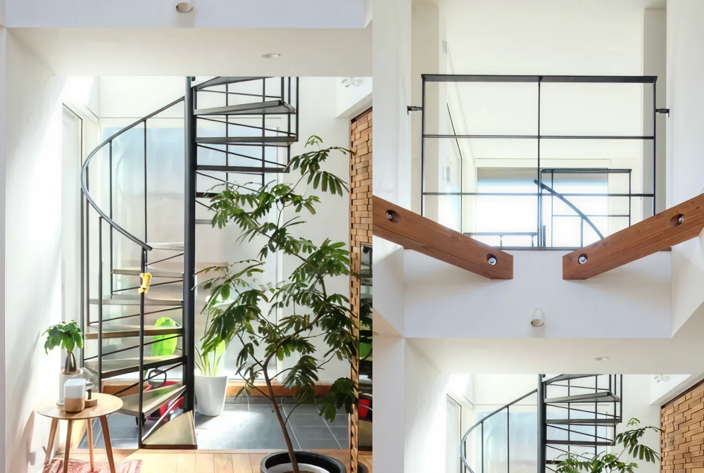 シースルーらせん階段