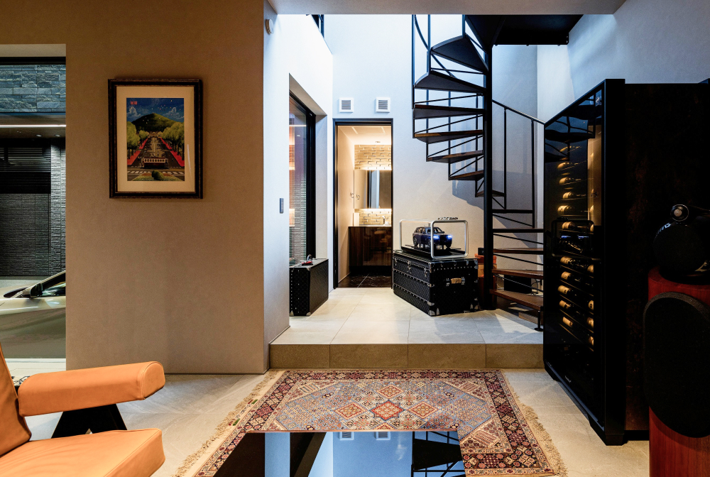 シースルーらせん階段