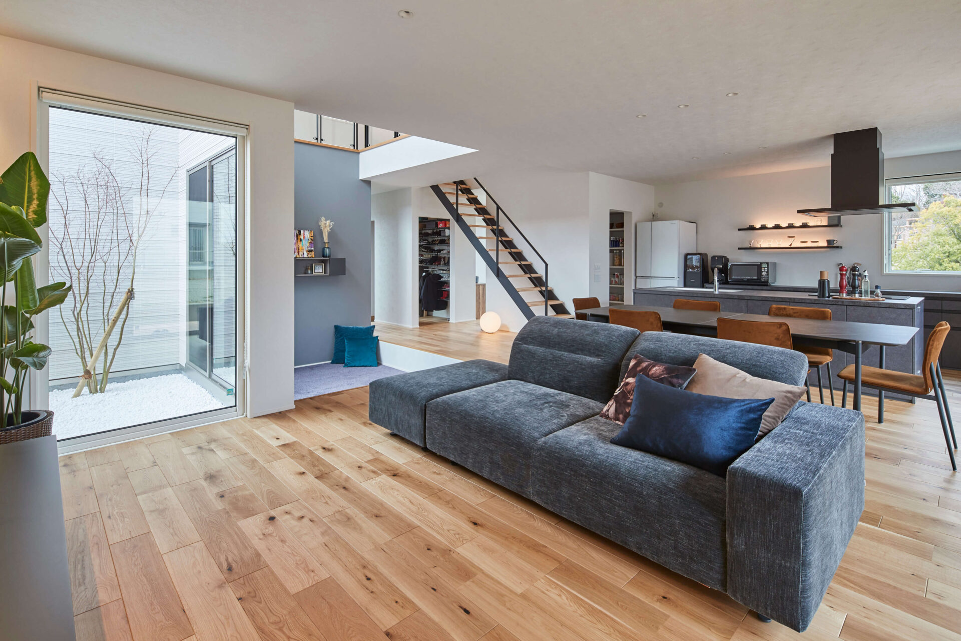 施工事例 No. 405 建具のないひとつながりの空間