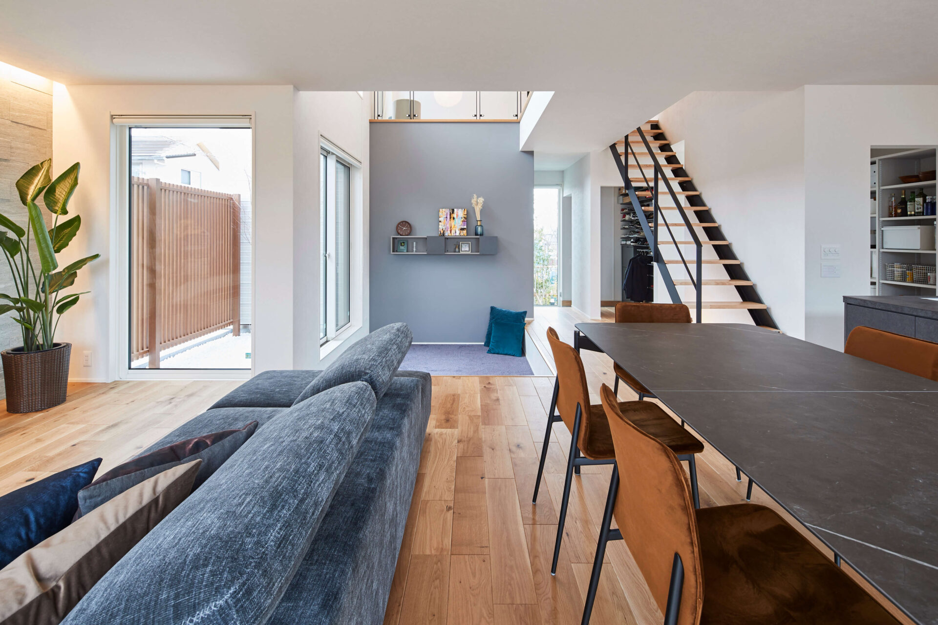 施工事例 No. 417 建具のないひとつながりの空間